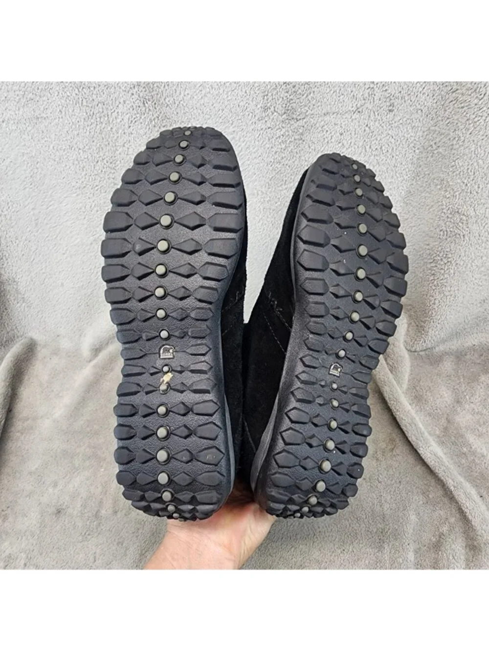 Sorel Shoes Womens Size 9 Maribel Black Suede Winter Boots *Read*